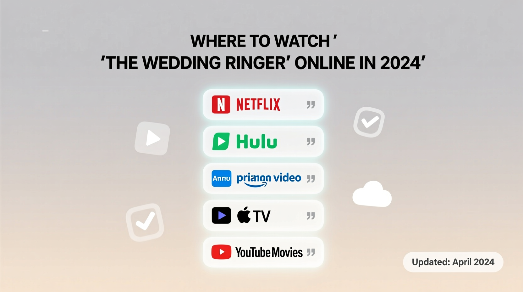 where can i watch the wedding ringer