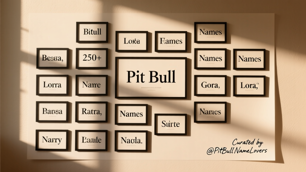250+ of the Best Names for Your Pit Bull