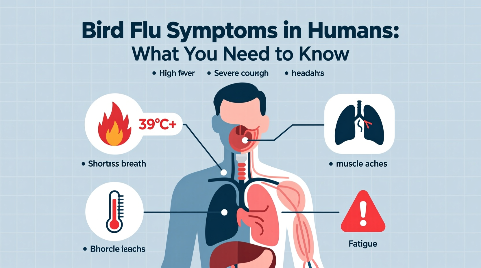 what is the bird flu symptoms