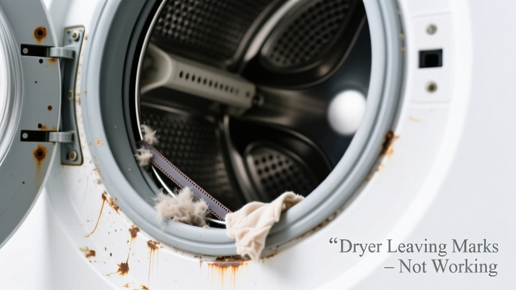 Dryer Leaving Marks & Not Working: Quick Diagnosis