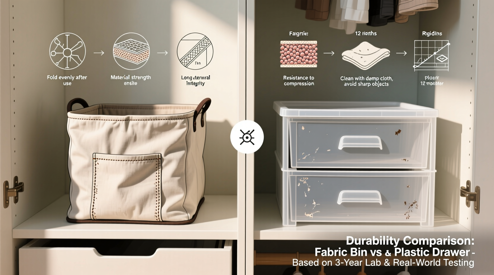 foldable bins vs plastic drawers which lasts longer