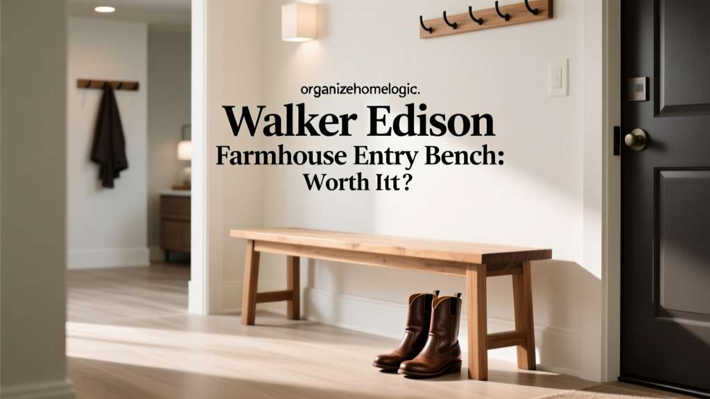 Walker Edison Farmhouse Entry Bench: Worth It?