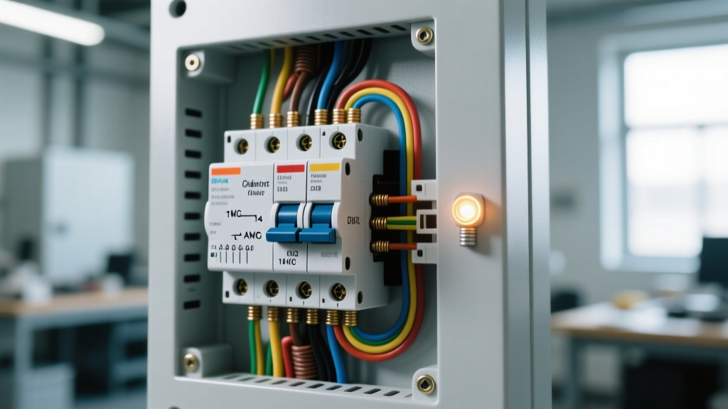 Wiring Diagram for Switch With Pilot Light: Panel & Breaker Setup