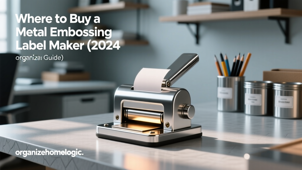 Where to Buy a Metal Embossing Label Maker (2024 Guide)