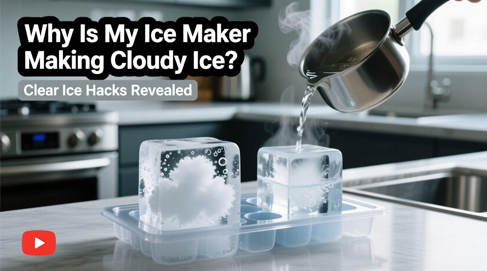 why is my ice maker making cloudy ice clear ice hacks