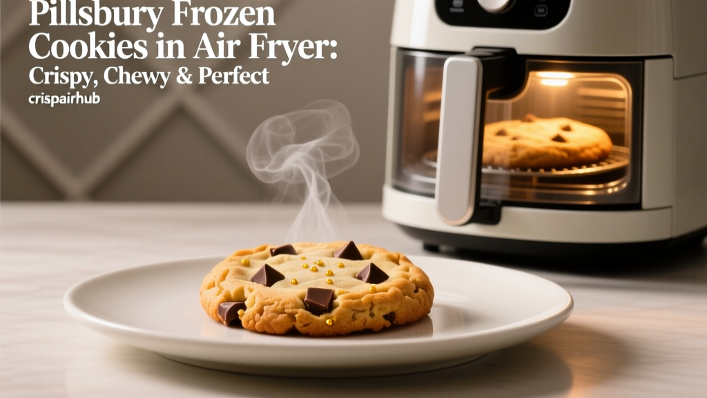 Pillsbury Frozen Cookies in Air Fryer: Crispy & Chewy