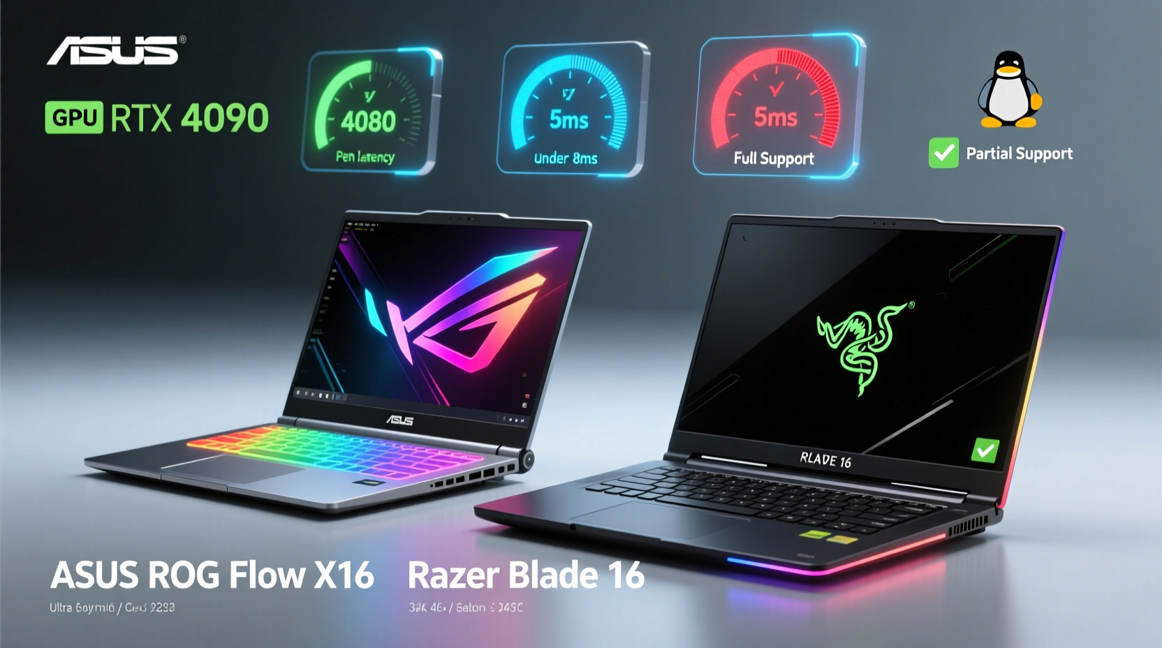 ROG Flow X16 vs Razer Blade 16 for Indie Devs