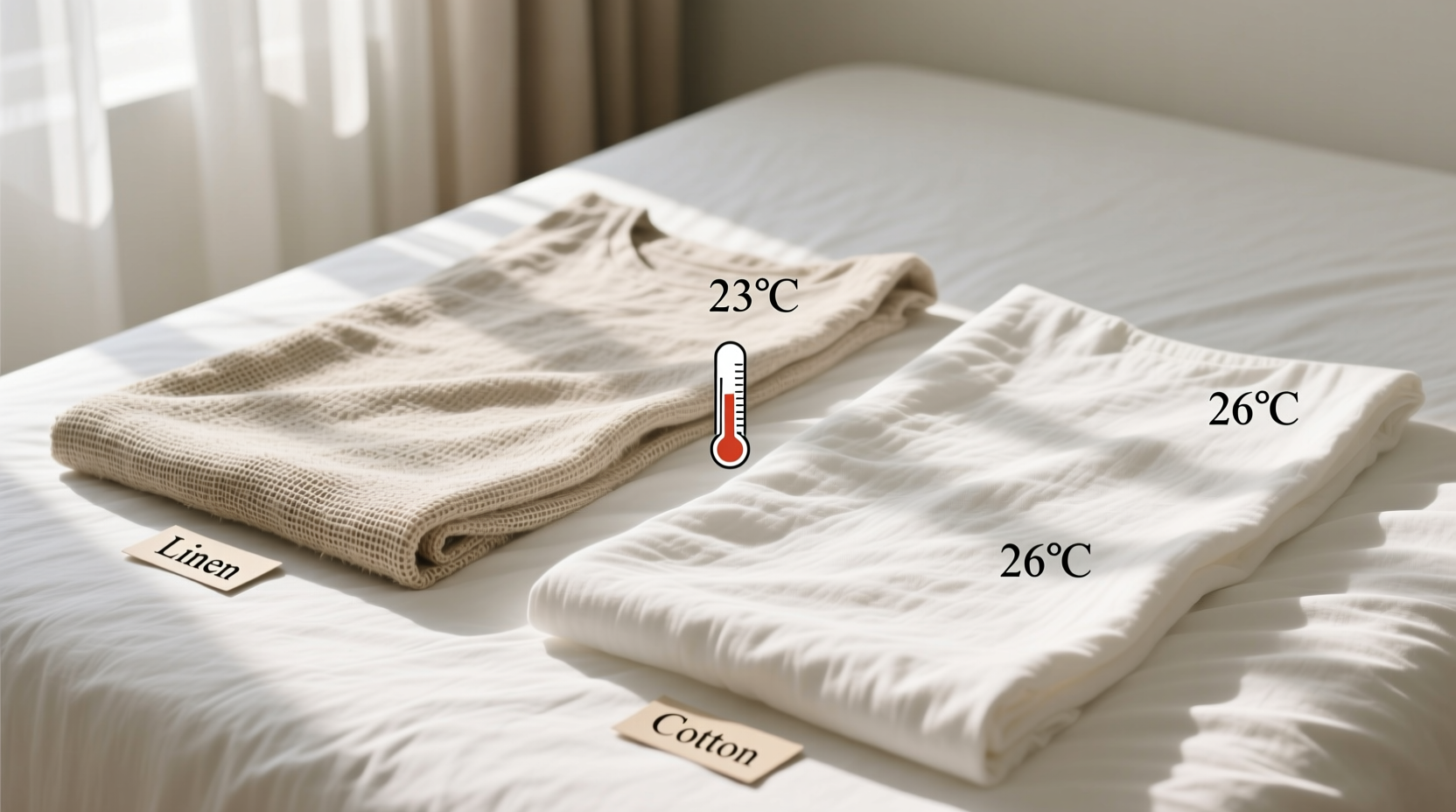 linen vs cotton sheets which material keeps you cooler in a heatwave