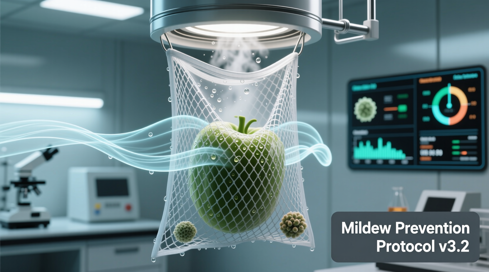 how to clean a mesh produce bag without mildew