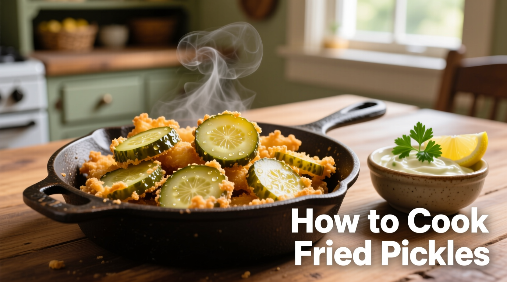 how to cook fried pickles