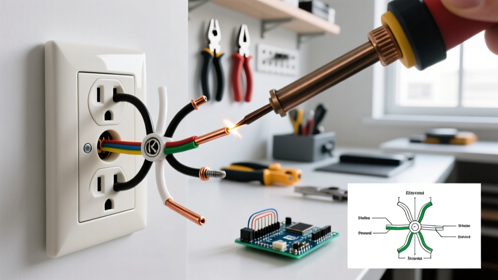 How to Replace an Electrical Outlet with 4 Wires: Diagram Guide