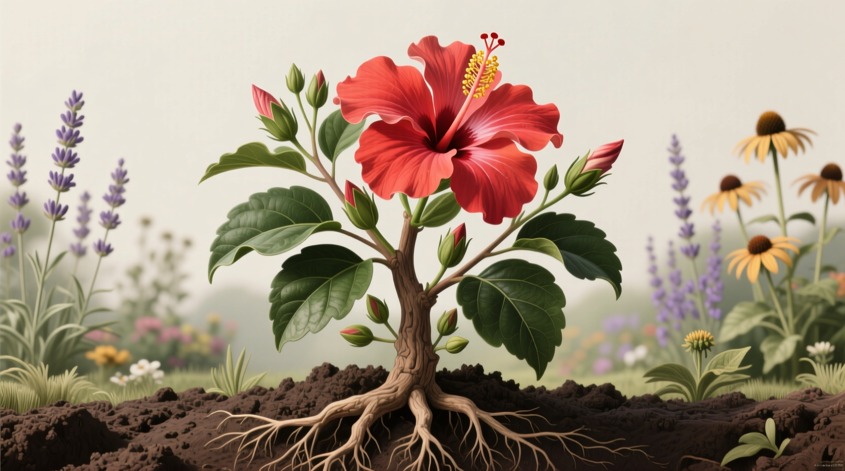 are hibiscus plants perennials