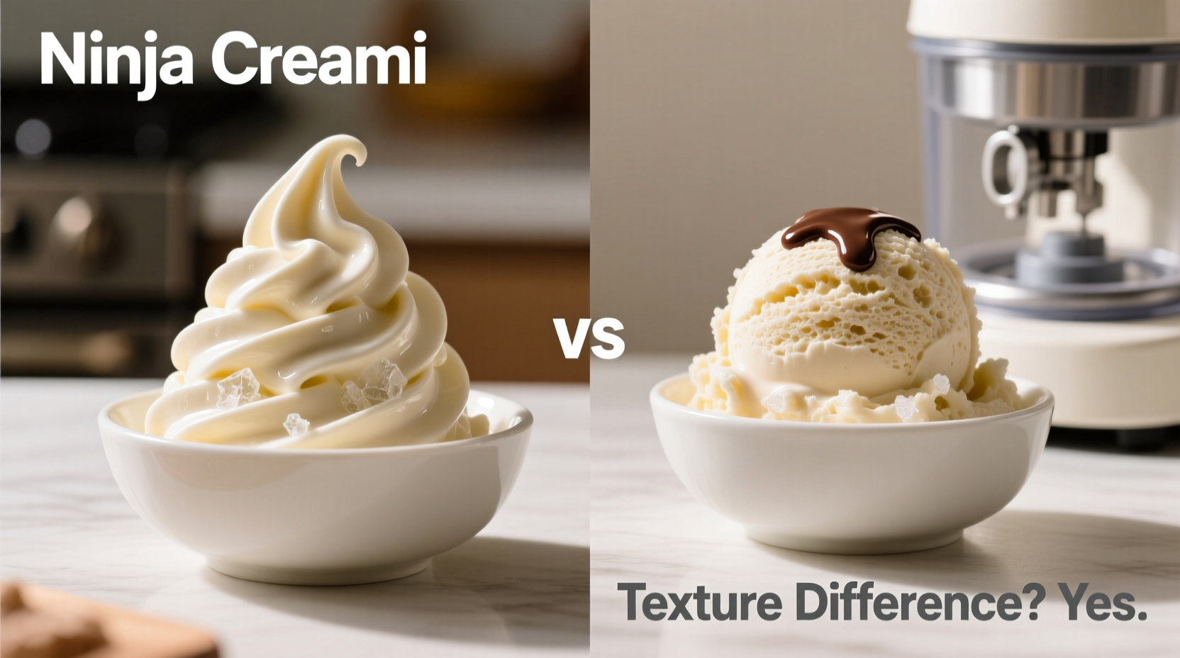 ninja creami vs regular ice cream maker is the texture really that different