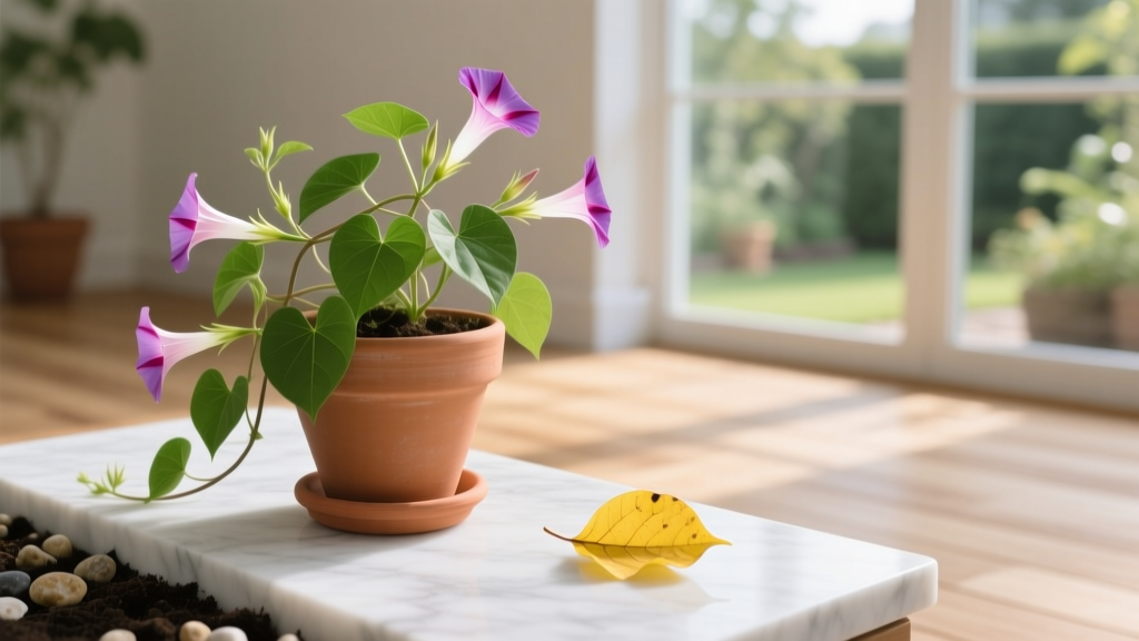 Propagate Morning Glory: Fix Yellow Leaves First