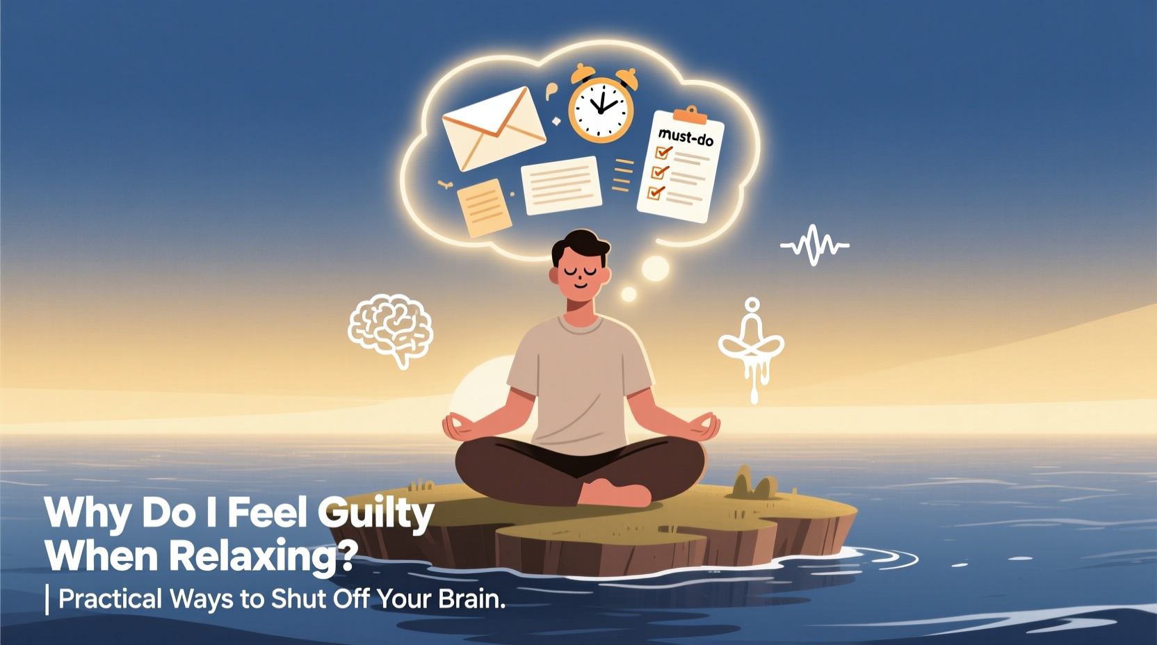 why do i feel guilty when relaxing practical ways to shut off your brain