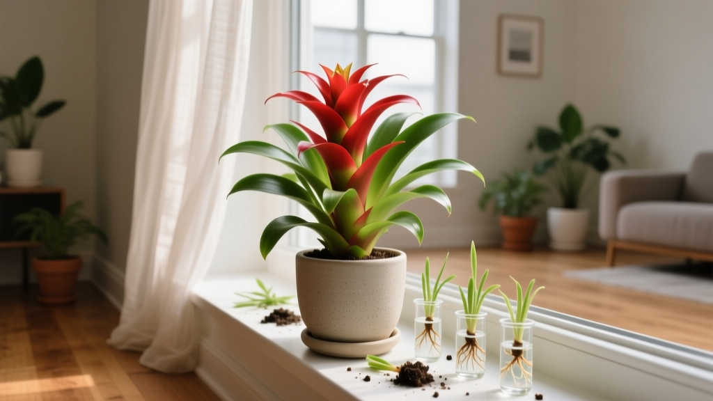 Guzmania Propagation Tips: How to Save Pups After Flowering