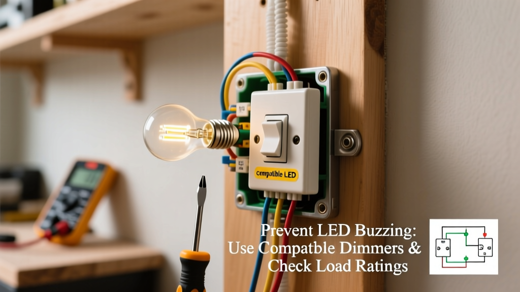 How to Prevent LED Light Buzzing on Dimmer Switches