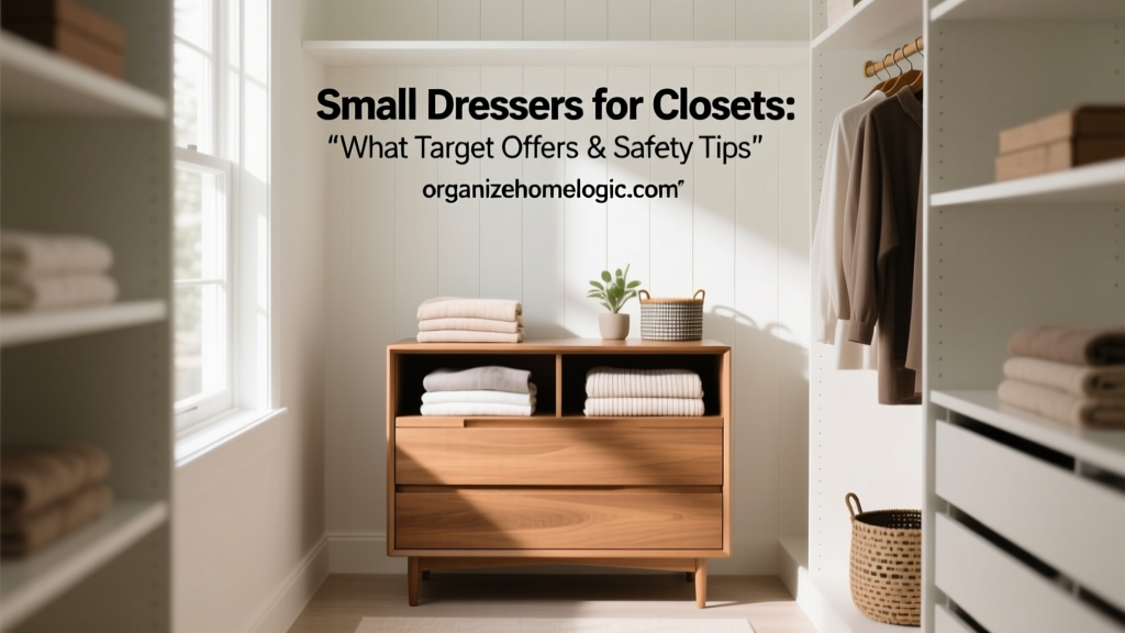 Small Dressers for Closets: What Target Offers & Safety Tips