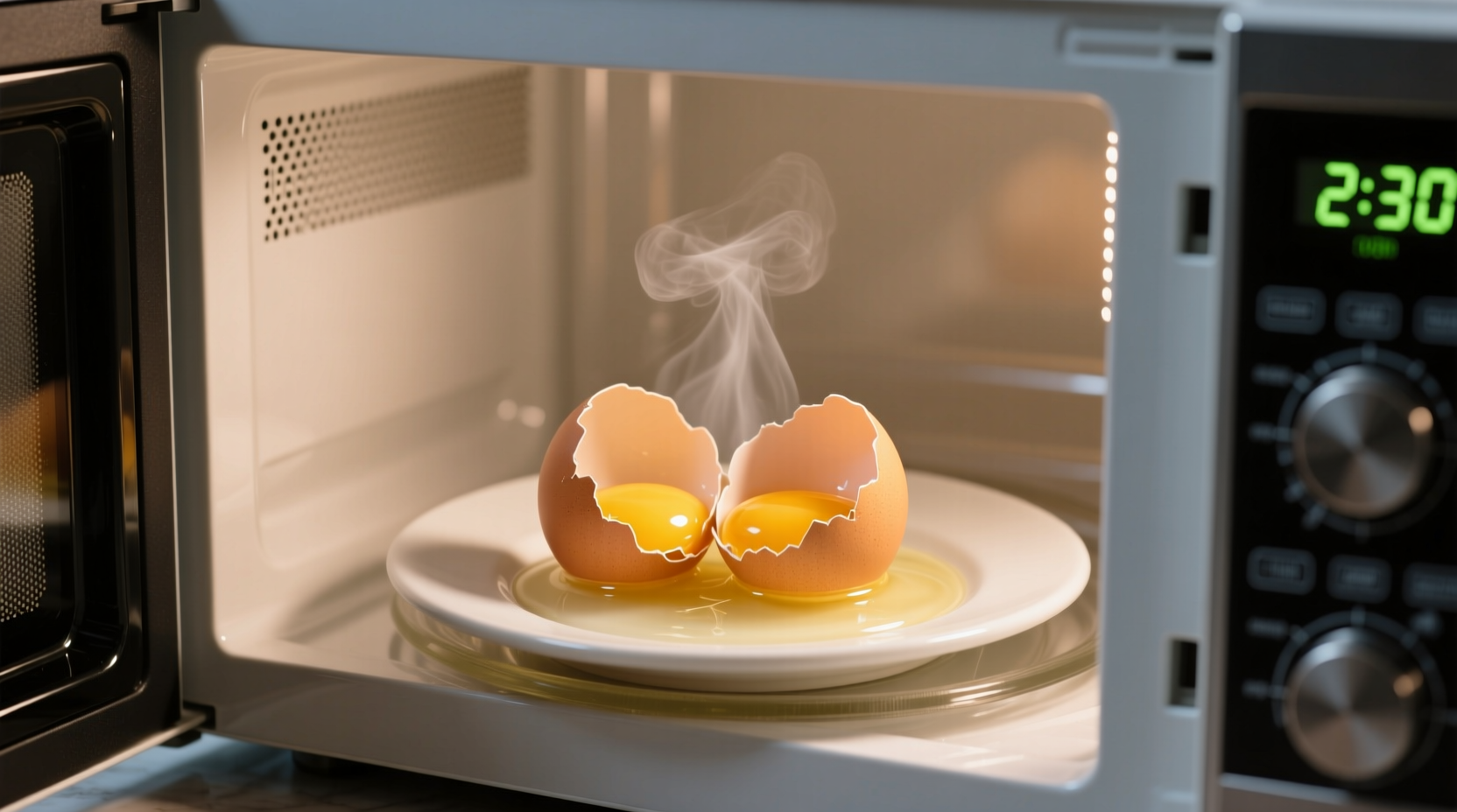 how do you cook eggs in the microwave