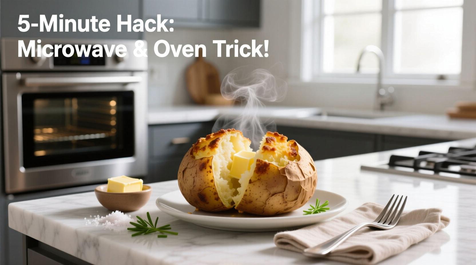 Fast Baked Potato: 45-Minute Method That Works