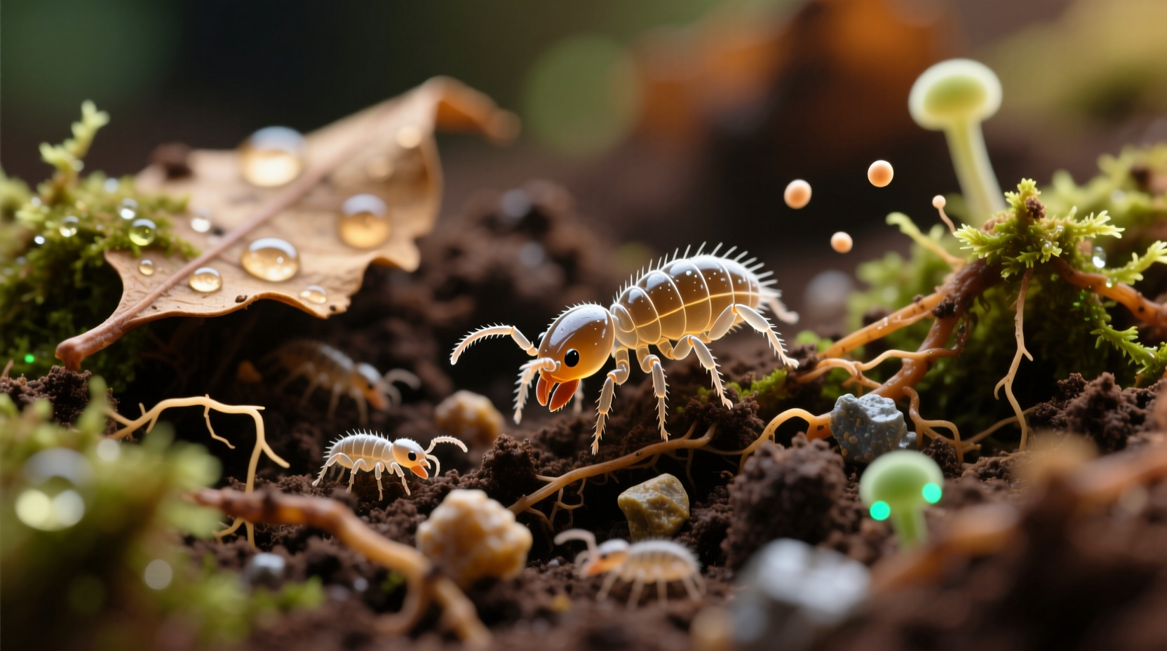 soil mites in plant soil