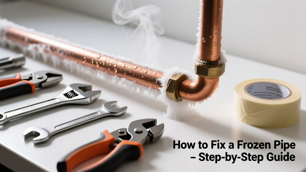 How to Fix a Frozen Pipe That’s Not Working Properly