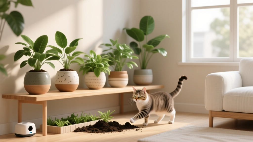 Stop Cats Digging Up Indoor Plants (2026)