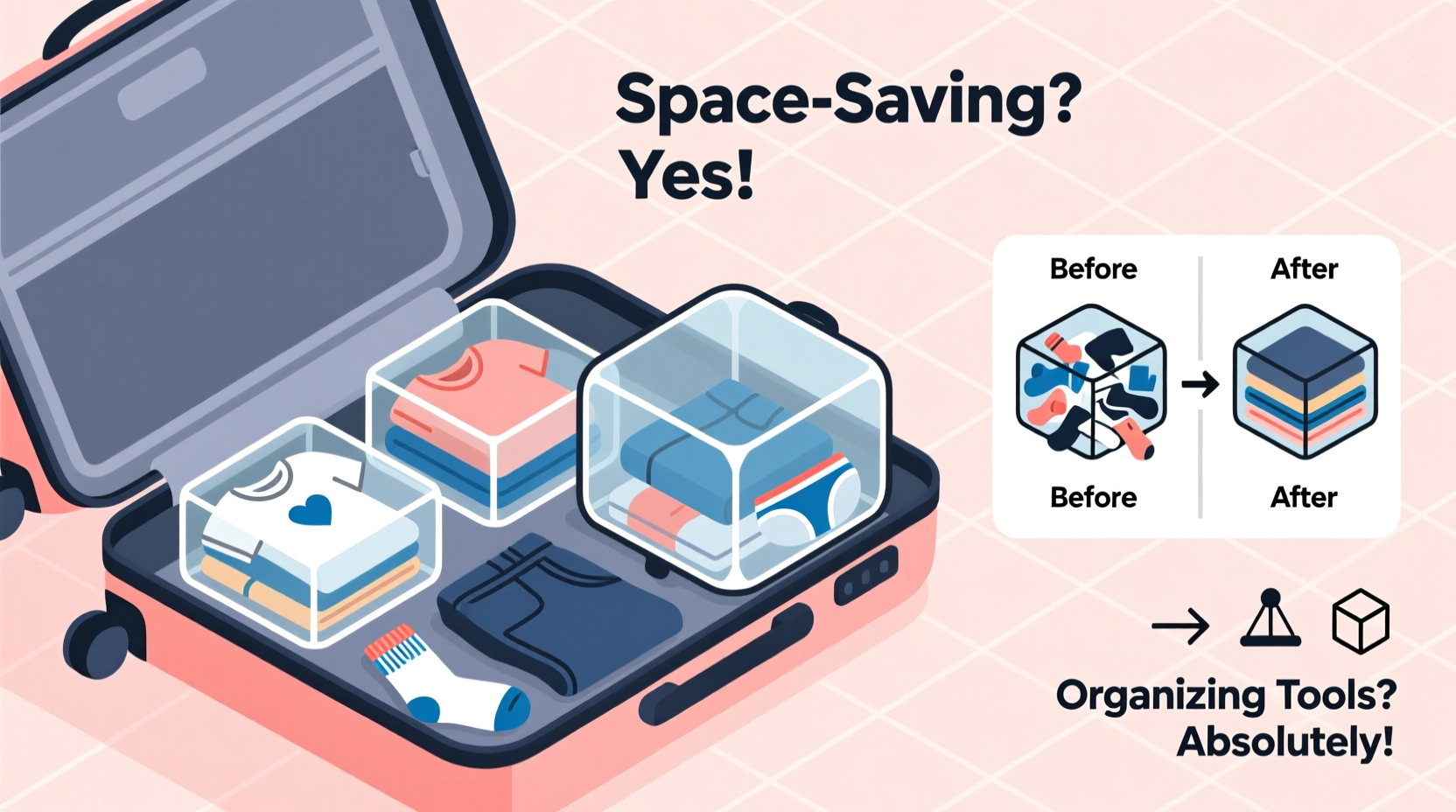 packing cubes are they actually space saving or just organizing tools