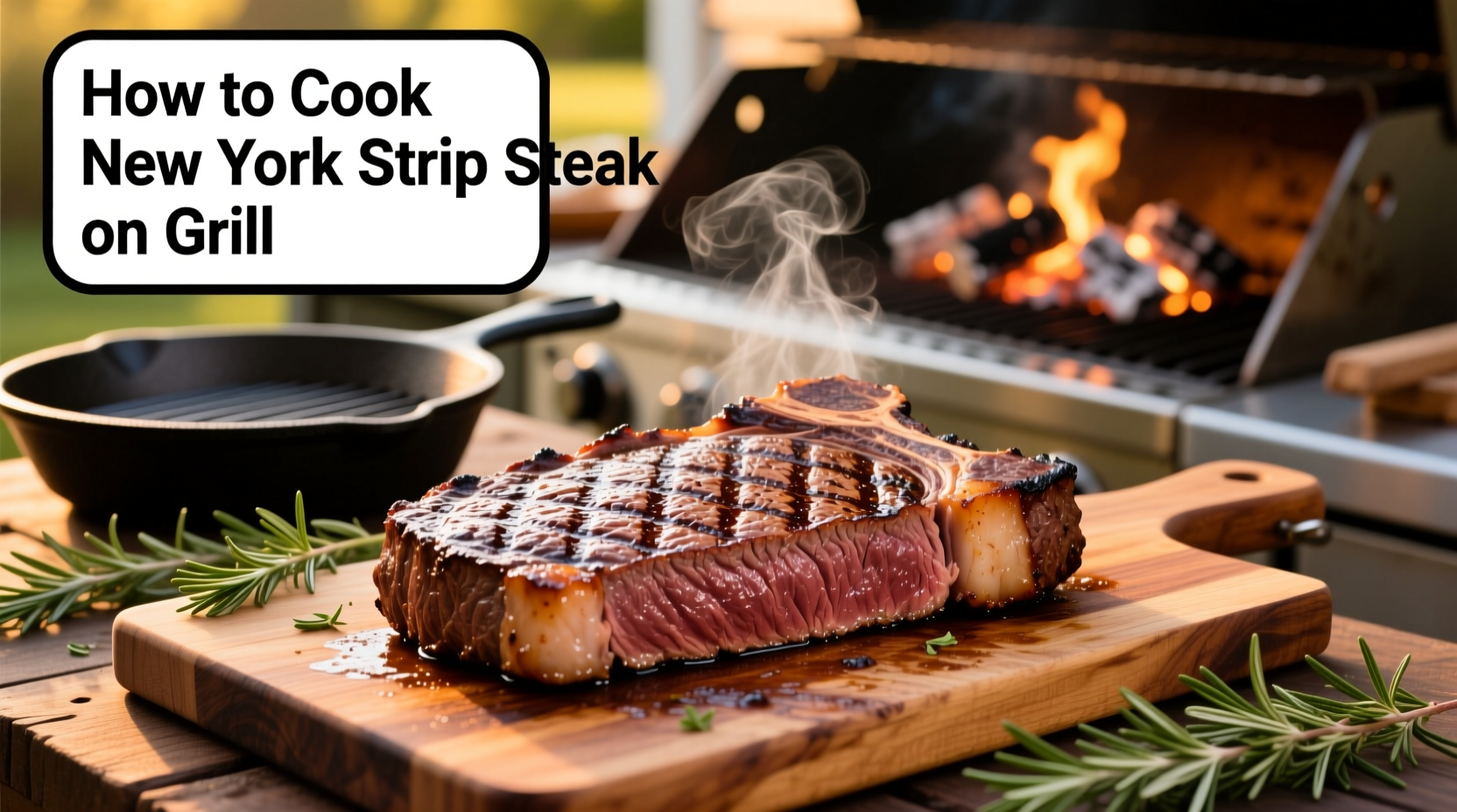 how to cook new york strip steak on grill