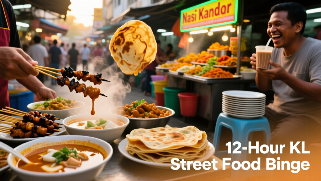 12 Hour Kuala Lumpur Street Food Binge: A Chronological Gastronomic Pilgrimage Through Malaysia’s Capital
