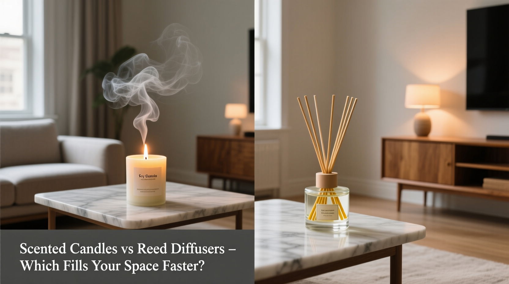 scented candles vs reed diffusers which fills your apartment faster without overpowering