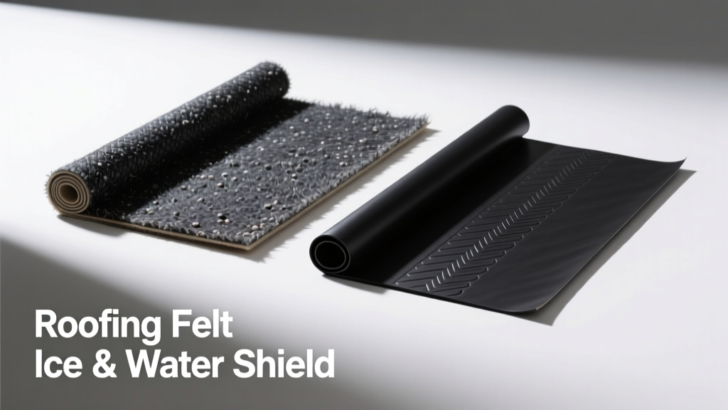 Roofing Felt vs Ice and Water Shield: Which Is Better?