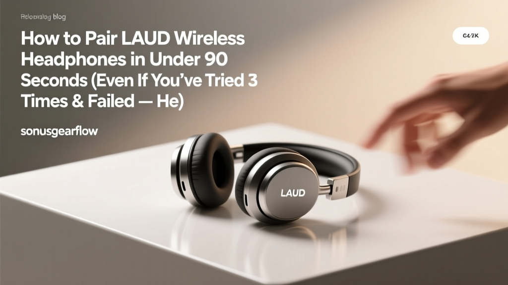 LAUD Wireless Headphones Pairing Guide (2026)