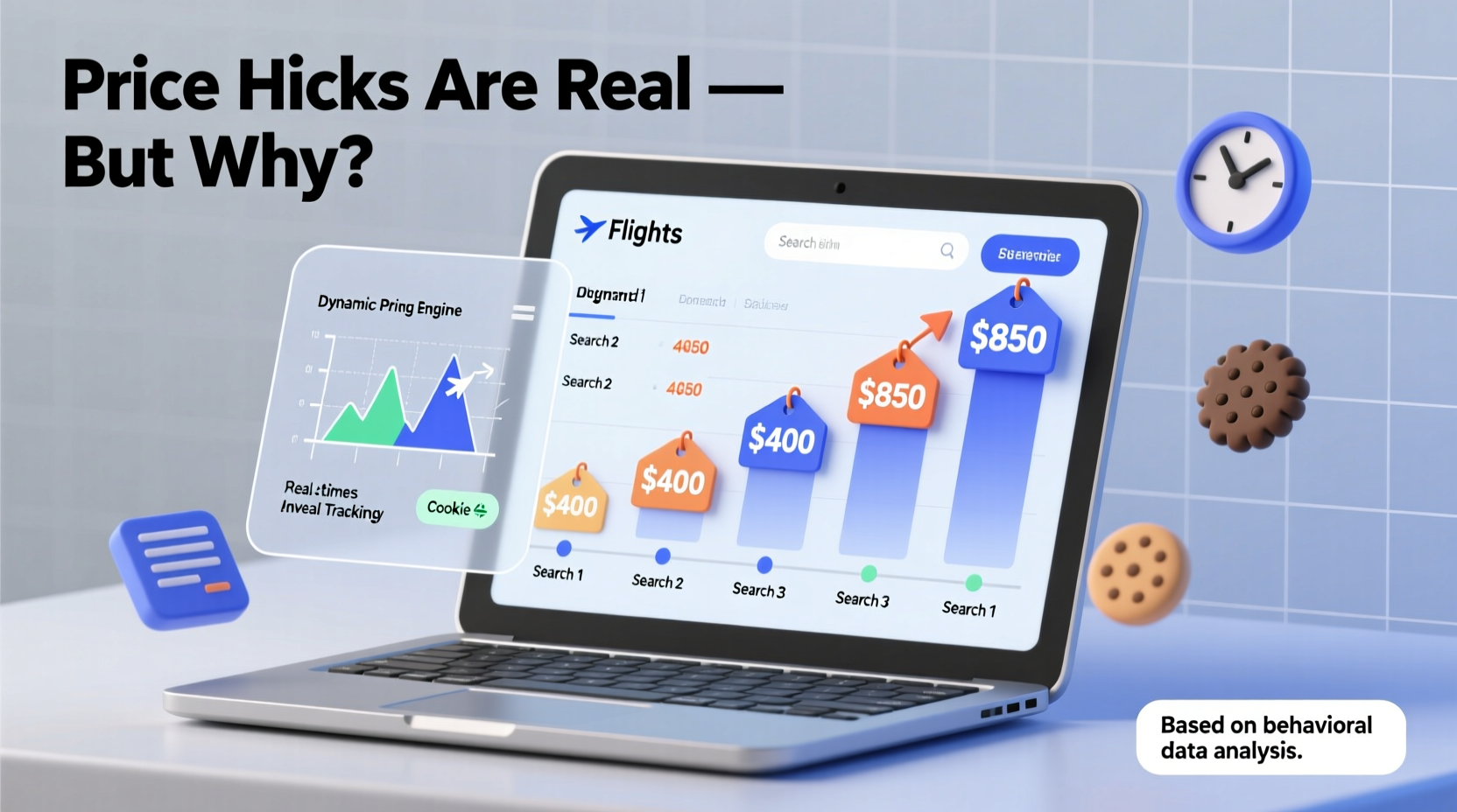 why do flights get more expensive the more you search them