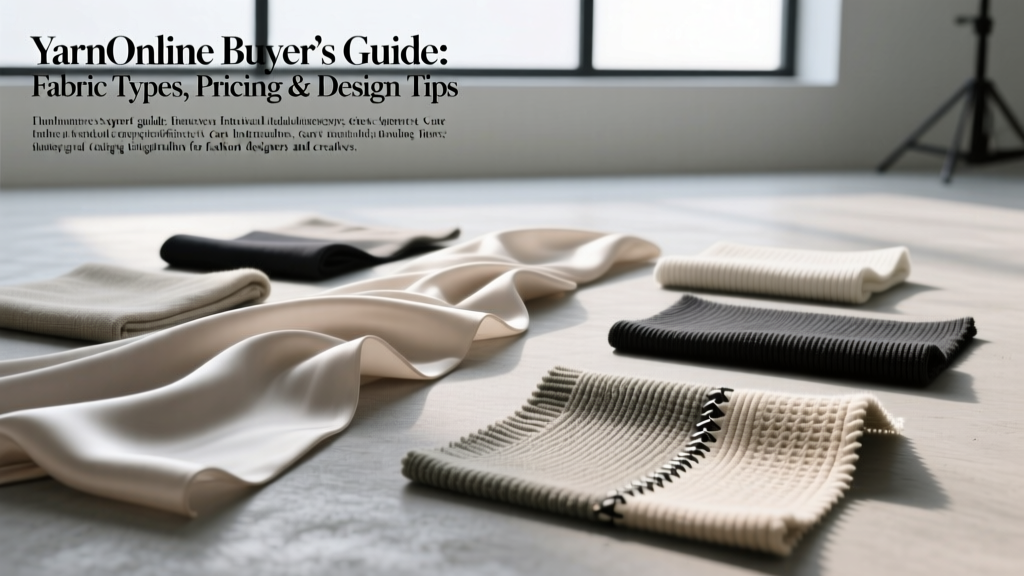 YarnOnline Buyer’s Guide: Fabric Types, Pricing & Design Tips
