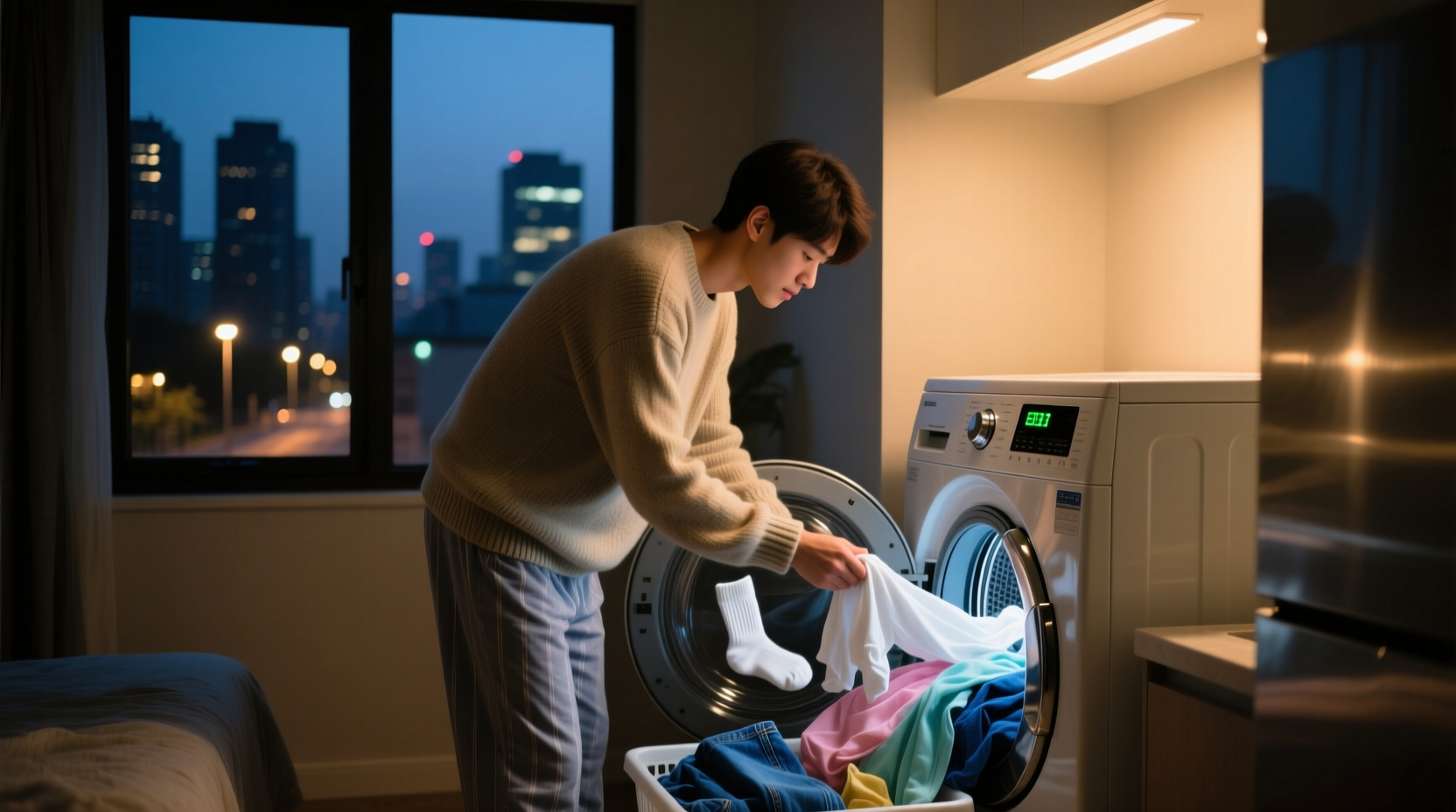 doing laundry at night might save you money