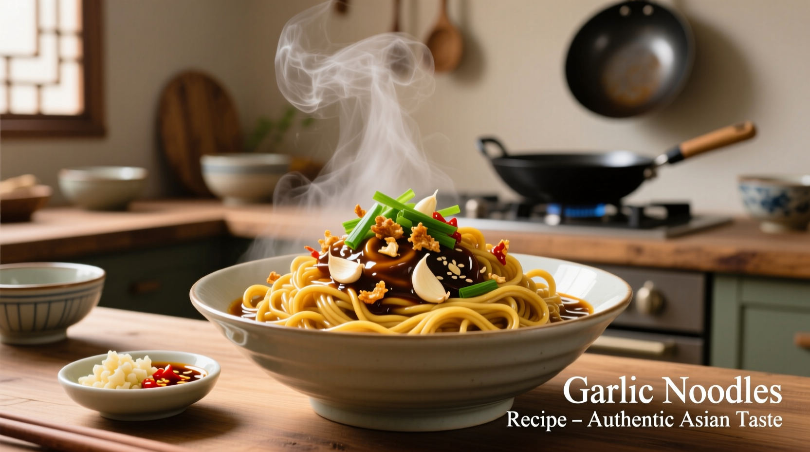 Authentic Asian Garlic Noodles Recipe in 20 Minutes
