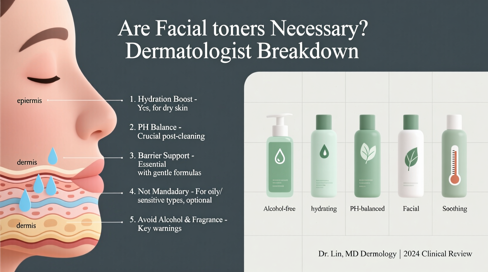 are facial toners necessary in a skincare routine dermatologist breakdown