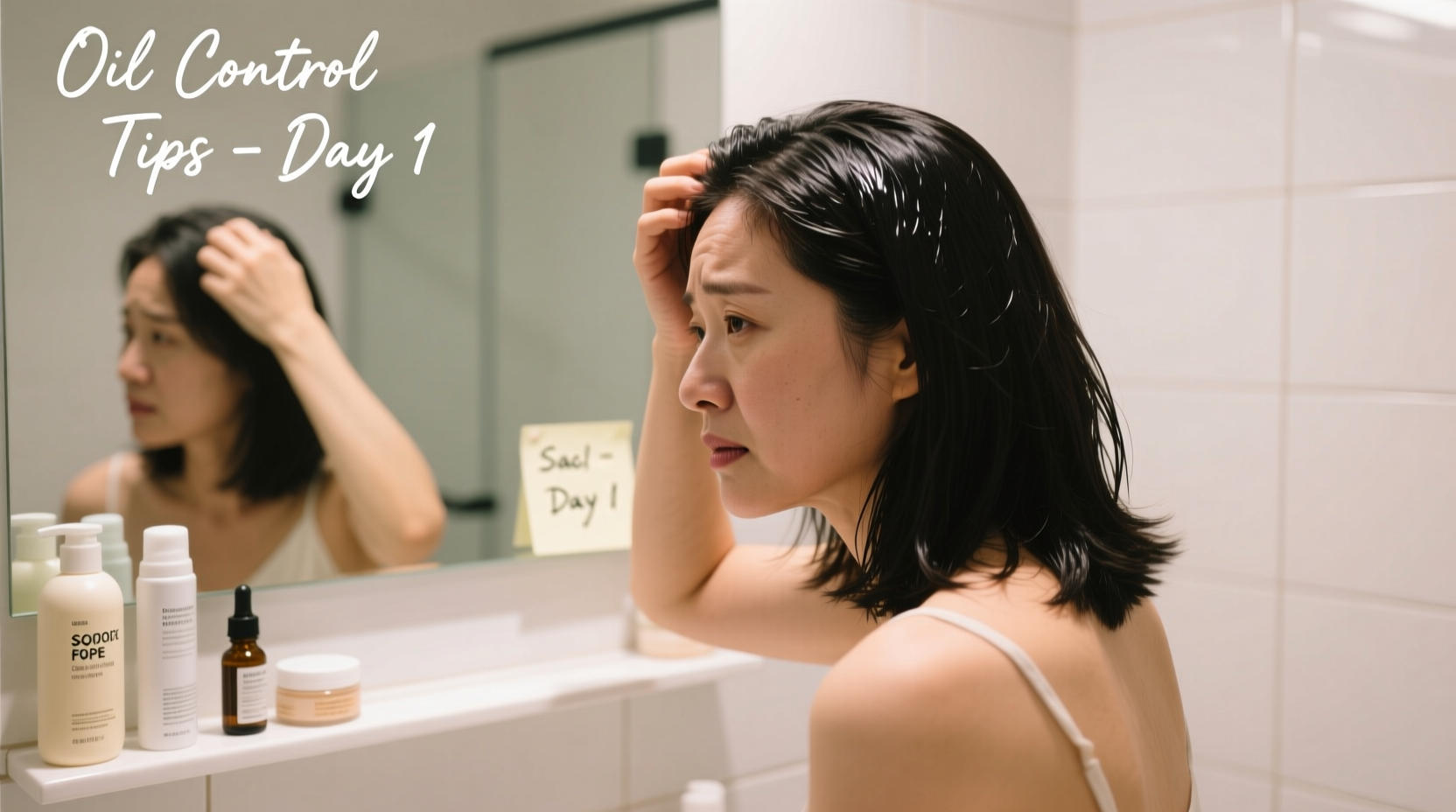 why does my hair feel greasy after one day solutions for oily roots