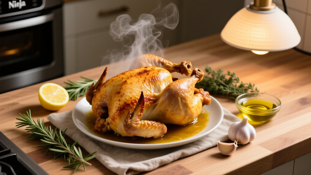 Best Whole Chicken Recipe for Ninja Foodi (Crispy & Juicy!)