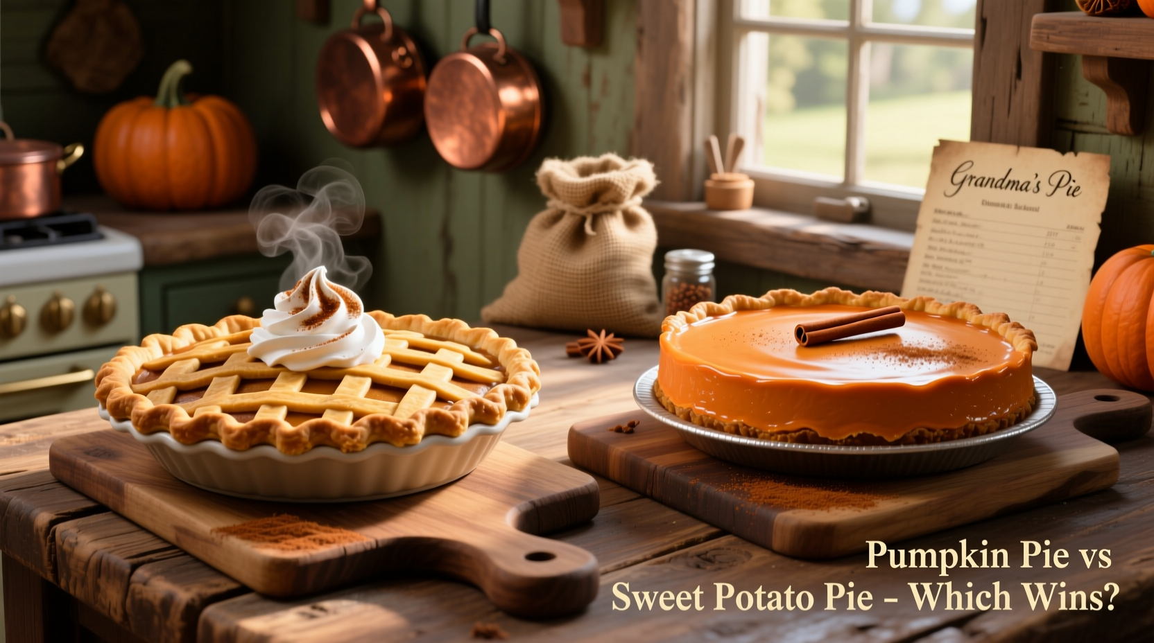 Pumpkin vs Sweet Potato Pie: Key Differences & Best Choice