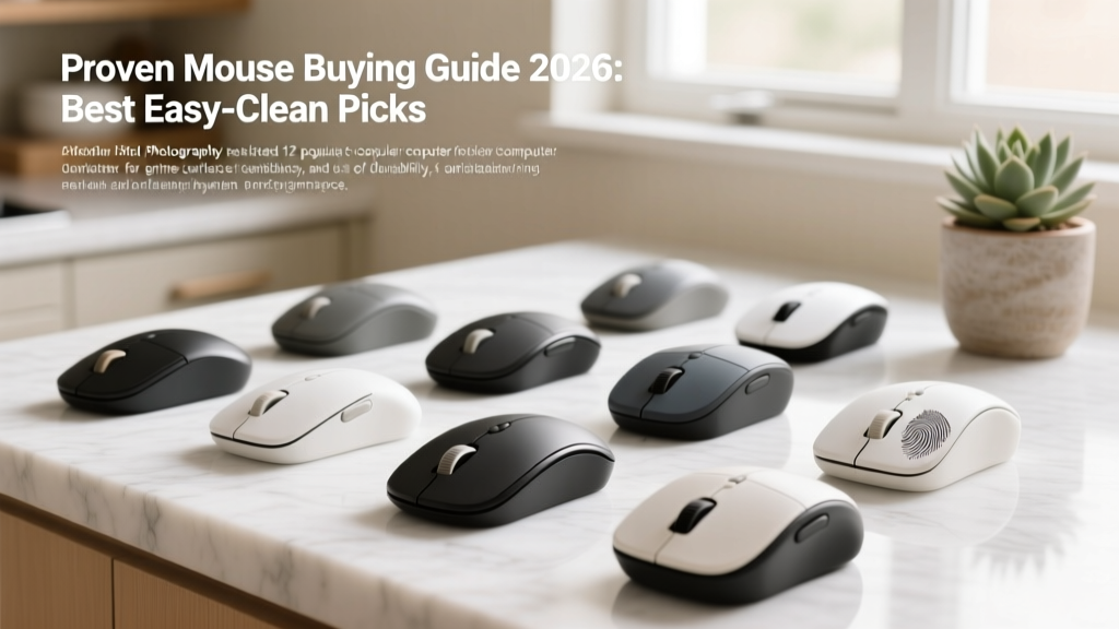 Proven Mouse Buying Guide 2026: Best Easy-Clean Picks