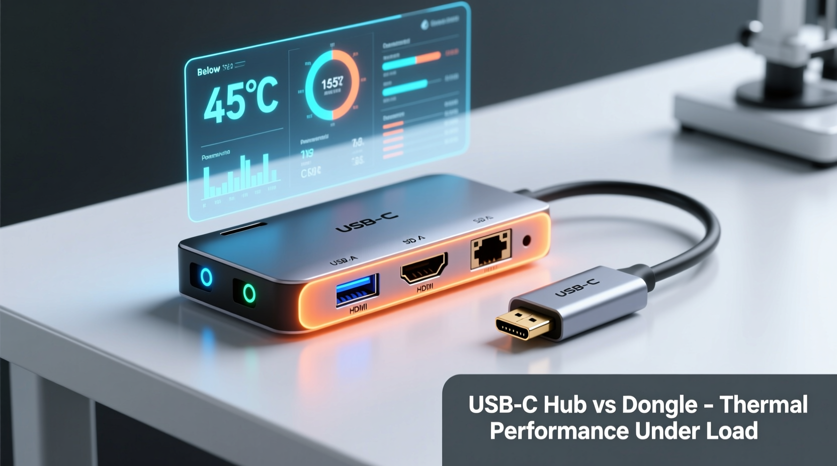 usb c hub vs dongle which handles multiple connections without overheating