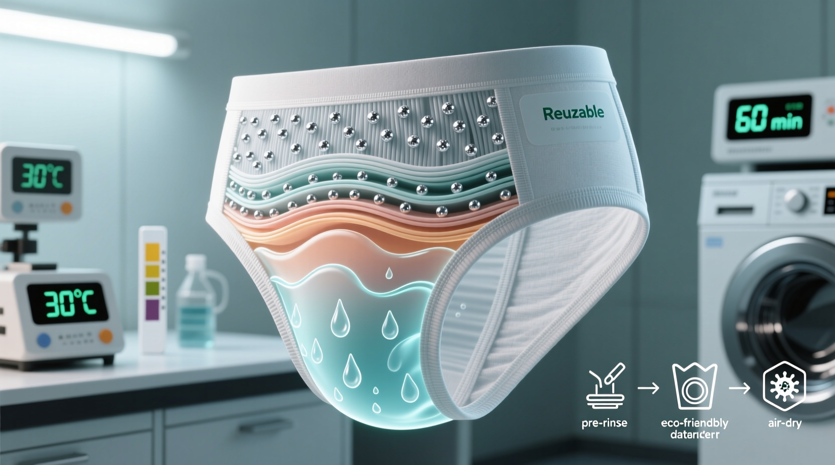 how to wash period underwear without damage