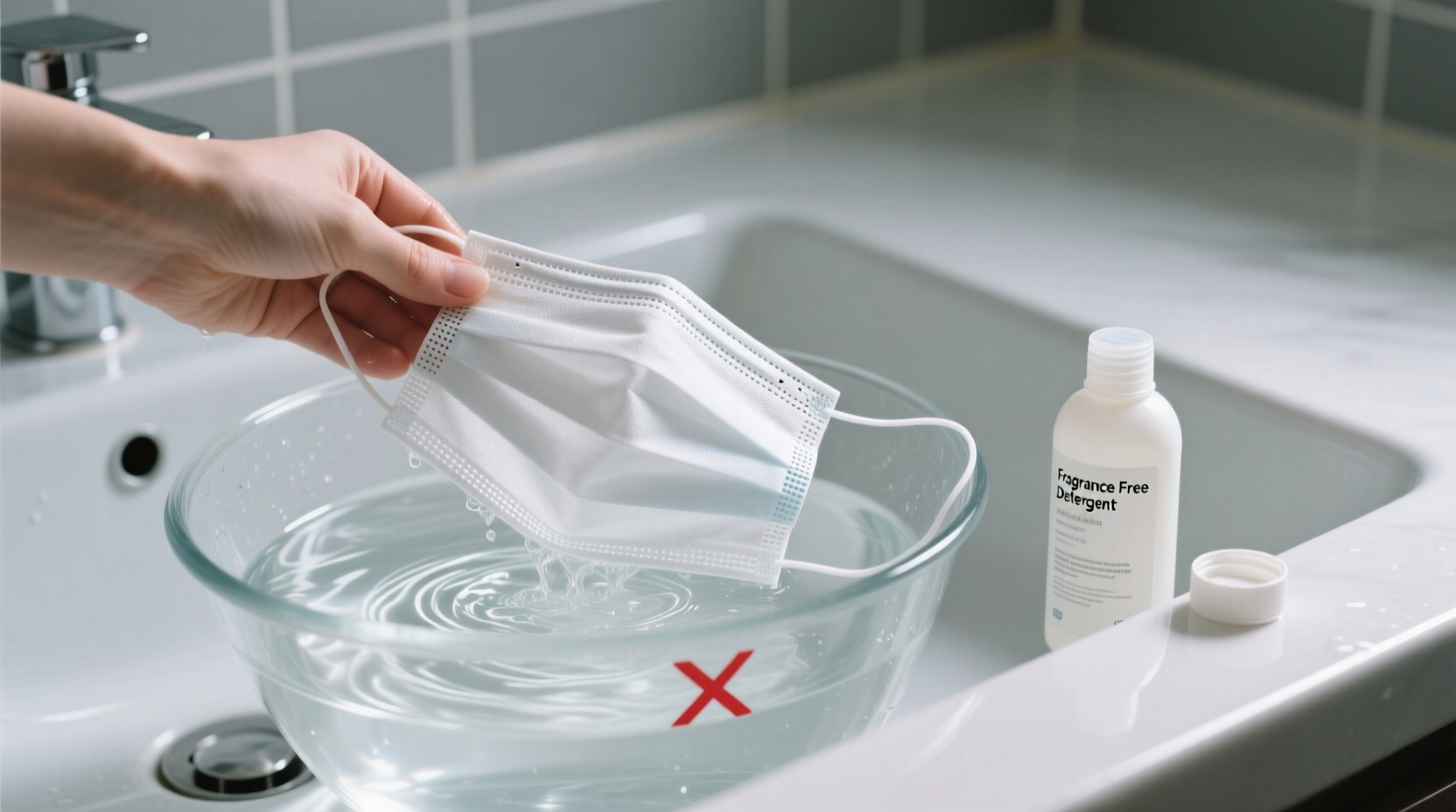 does scented detergent affect mask breathability