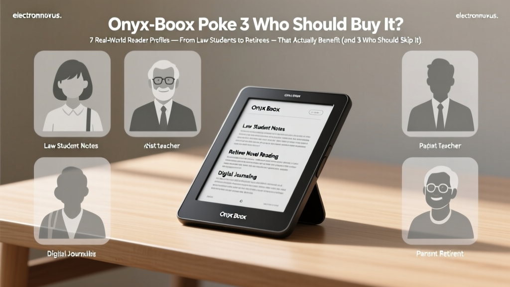 Onyx Boox Poke 3 Who Should Buy It? 7 Real-World Reader Profiles — From Law Students to Retirees — That Actually Benefit (and 3 Who Should Skip It)