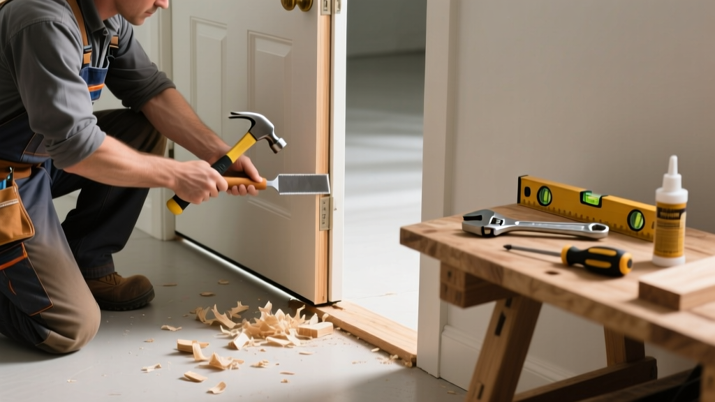 Fixing a Door Gap Too Large That Makes Noise