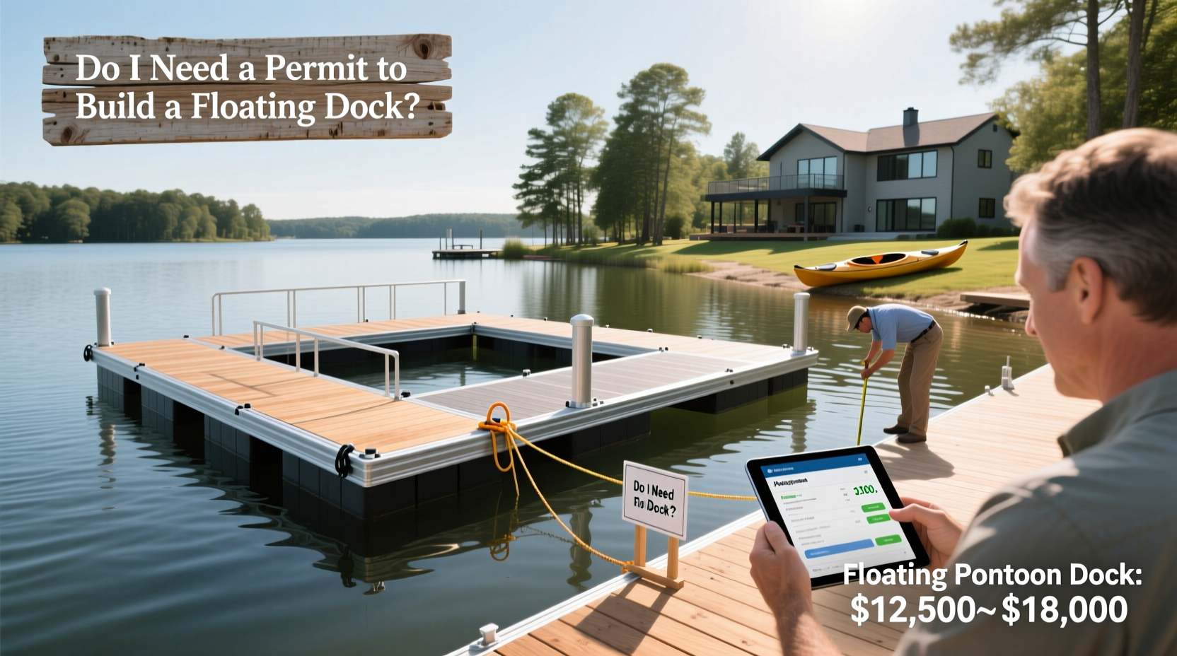 How to Choose a Floating Pontoon Dock: Price & Permit Guide