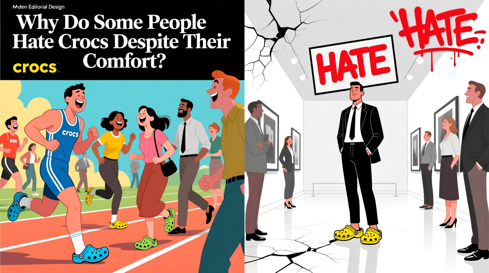 why do some people hate crocs despite their comfort craze