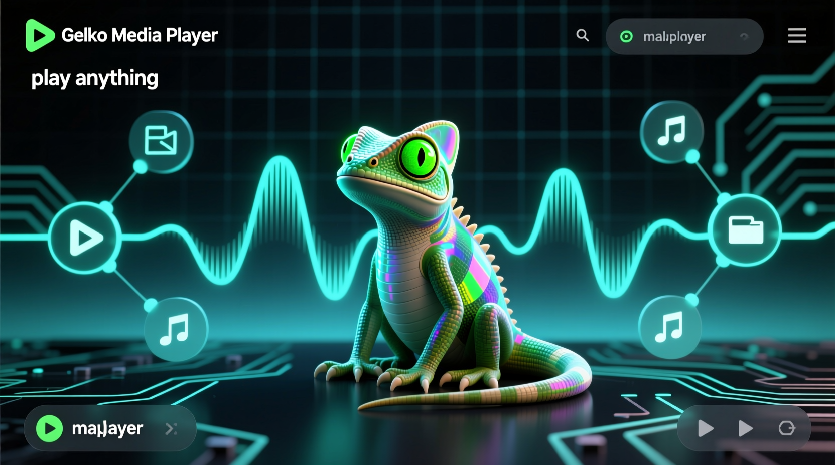 gecko media player integrates play anything mplayer int